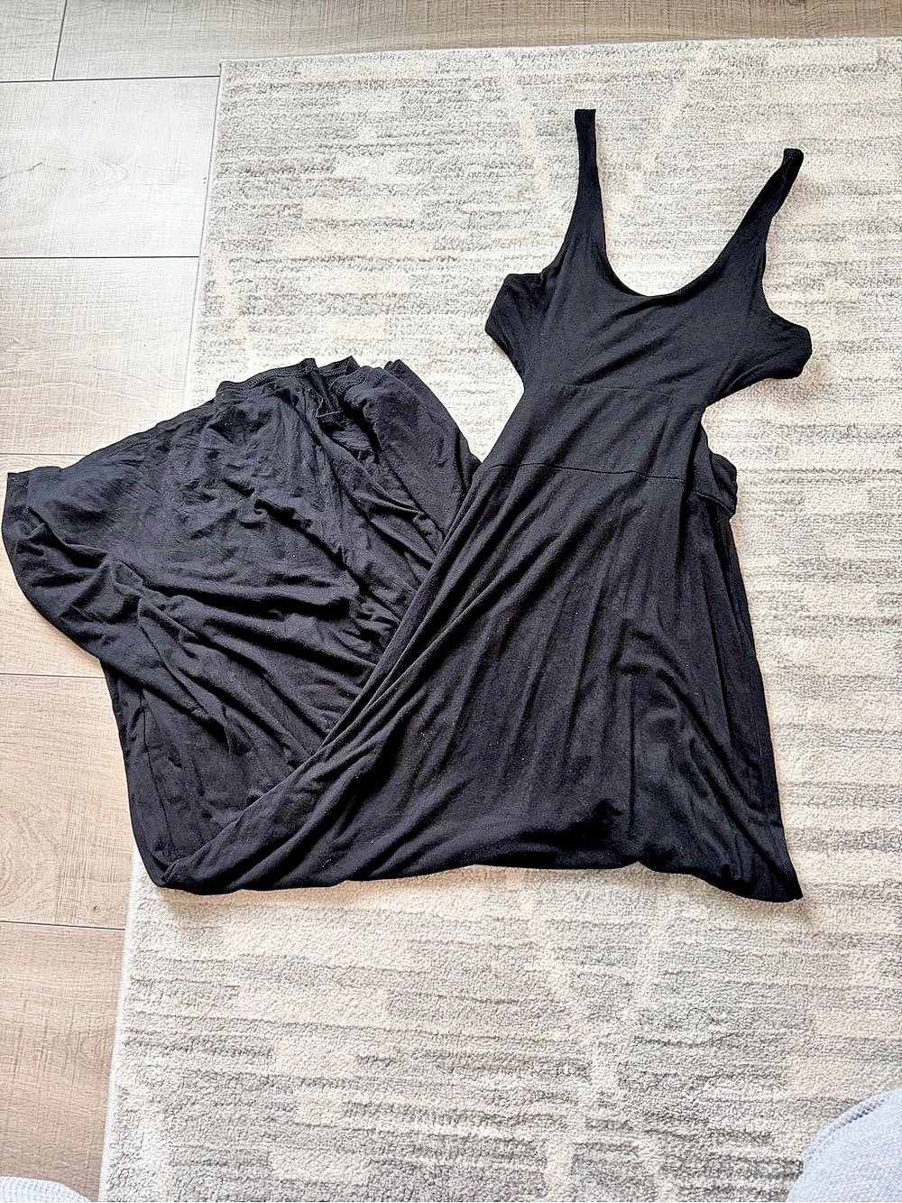 bobi Black Maxi Dress